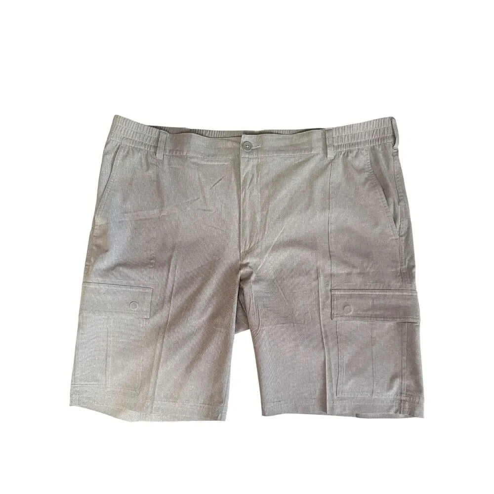 Roundtree & Yorkie Performance Gray Cargo Shorts -Size 42